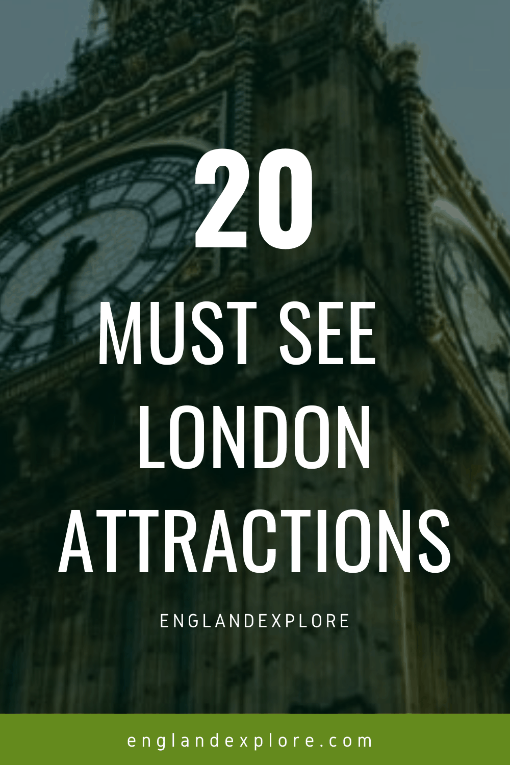 MAIN TOURIST ATTRACTIONS IN LONDON visual data 3